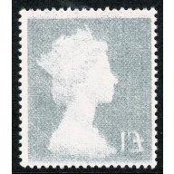 1972 £1 bluish-black redrawn value. COMPLETE OFFSET printing variety.