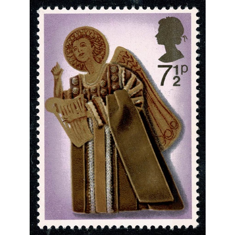 1972 Christmas 7½p. MISSING EMBOSSING SG 915c