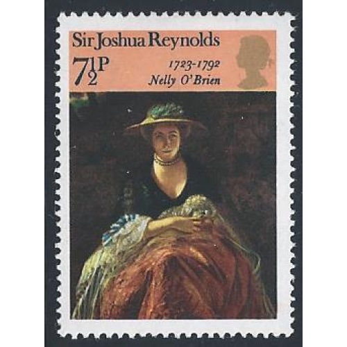 1973 Paintings 7½p. MISSING EMBOSSING SG 933c