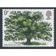 1973 Tree 9p MISSING PHOSPHOR. SG 922y