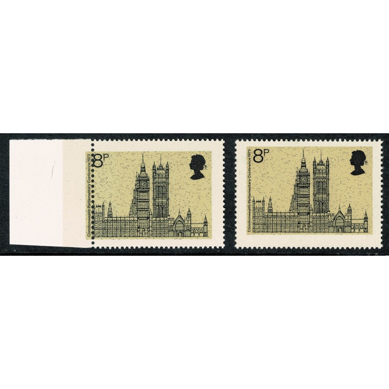 1973 Parliamentary Conference. PERFORATION SHIFT. SG 939 var