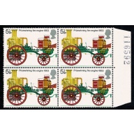 1974 Fire Service 5½p  MISSING  ALL OVER PHOSPHOR. Marginal lock of four. SG 951 var