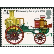 1974 Fire Service 5½p  MISSING  ALL OVER PHOSPHOR. SG 951 var