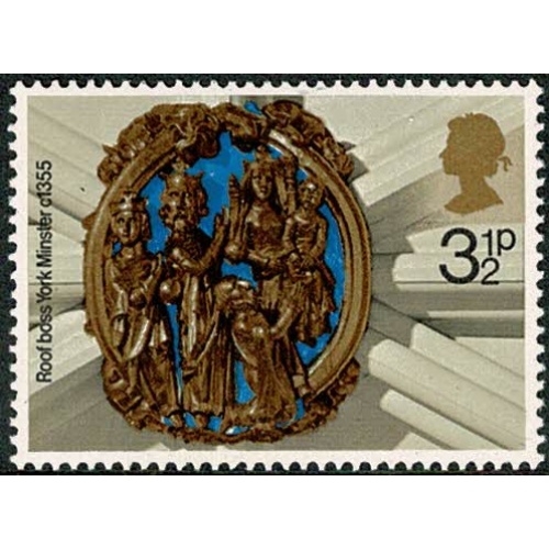 1974 Christmas 3½p  MISSING PHOSPHOR. SG 966y