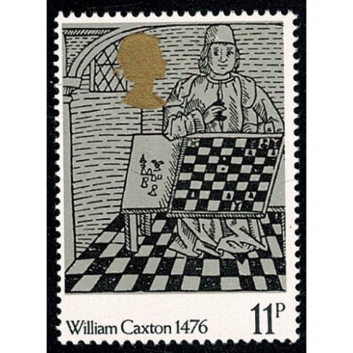 1976 Printing 11p. 6mm SHIFT OF GOLD. SG 1016 var.