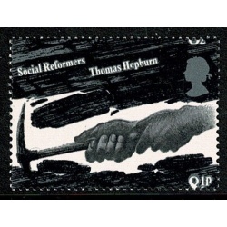 1976 Reformers 8½p. SHIFT OF HORIZONTAL PERFORATIONS. SG 1001 var