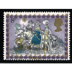 1979 Christmas 8p. MULTIPLE COLOUR SHIFTS. SG 1104 var.
