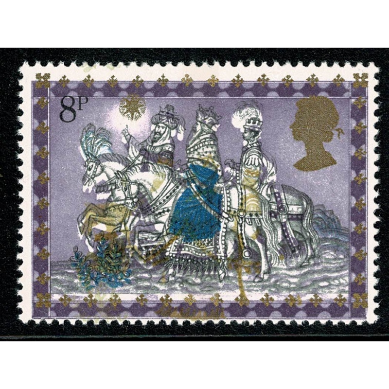 1979 Christmas 8p. MULTIPLE COLOUR SHIFTS. SG 1104 var.