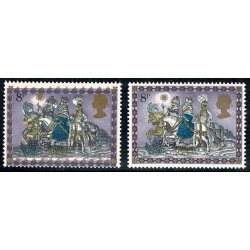 1979 Christmas 8p. MULTIPLE COLOUR SHIFTS. SG 1104 var.