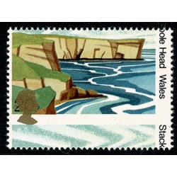 1981 National Trust 20p. PERFORATION & COLOUR SHIFT. SG 1157 var.