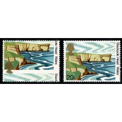 1981 National Trust 20p. PERFORATION & COLOUR SHIFT. SG 1157 var.