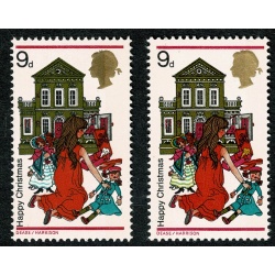 1968 Christmas 9d. MISSING YELLOW. SG 776a