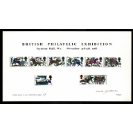1966 British Philatelic Exhibition. Designer signed Battle of Hastings Presentation Card. Limited Issue. No. 17 0f 20