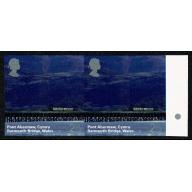 2004 British Journeys. Wales. 2nd Class IMPERFORATE HORIZIONTAL PAIR. SG 2466a