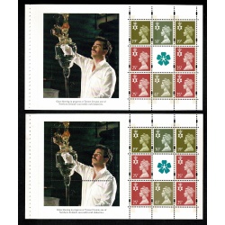 1994 Northern Ireland Prestige Booklet Pane with ERROR IMPERFORATE STUB. DP217 var