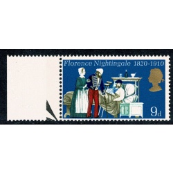 1970 Anniversaries 9d. MISSING OCHRE. SG 820a