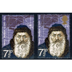 1972 Polar Explorers 7½p. Missing Gold. SG 899a.