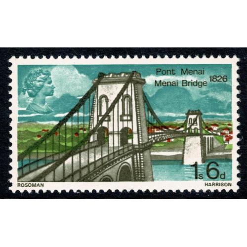 1968 Bridges 1/6 MISSING GOLD. SG 765a.