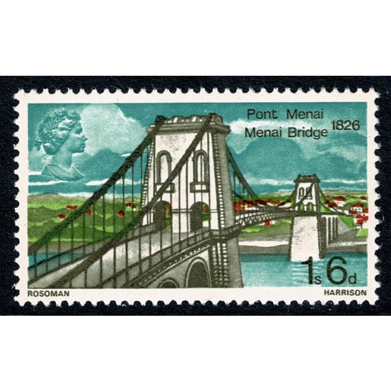 1968 Bridges 1/6 MISSING GOLD. SG 765a.