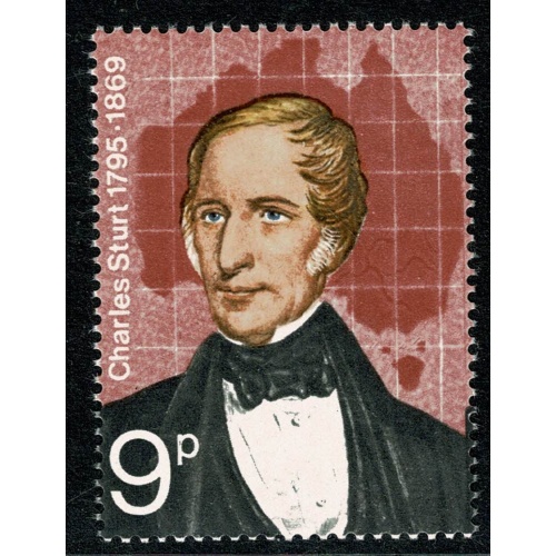 1973 Explorers 9p. MISSING GOLD. SG 927a.