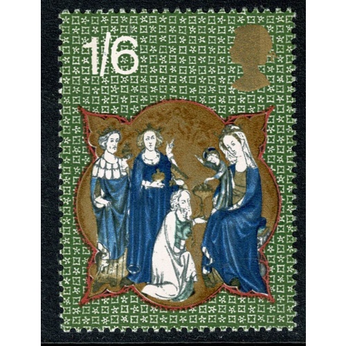 1970 Christmas 1/6. MISSINMG SALMON. SG 840a