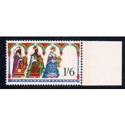 1969 Christmas 1/6. MISSING GOLD (Queen's head) SG 814a